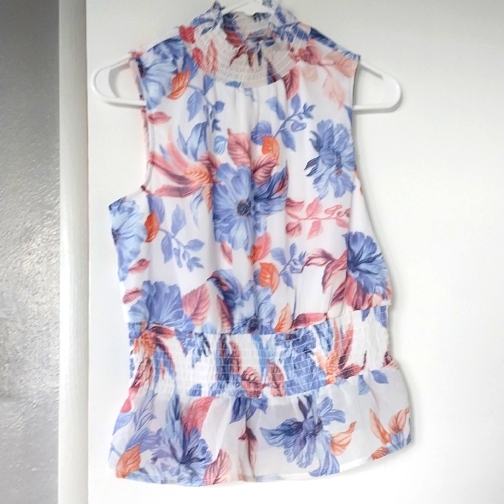 Floral Sleeveless Top